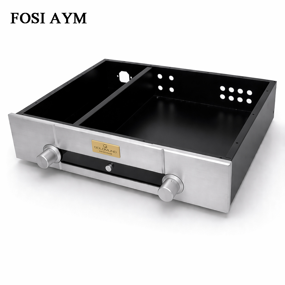 Headphone Amplifier Dac - FOSI AYM 430x340x95mm 알루미늄 쉘 골드먼드