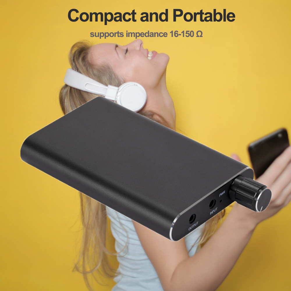 충전식 HiFi 헤드폰 앰프 3.5mm AUX 오디오  - Audio Without Music 리뷰 및 가격