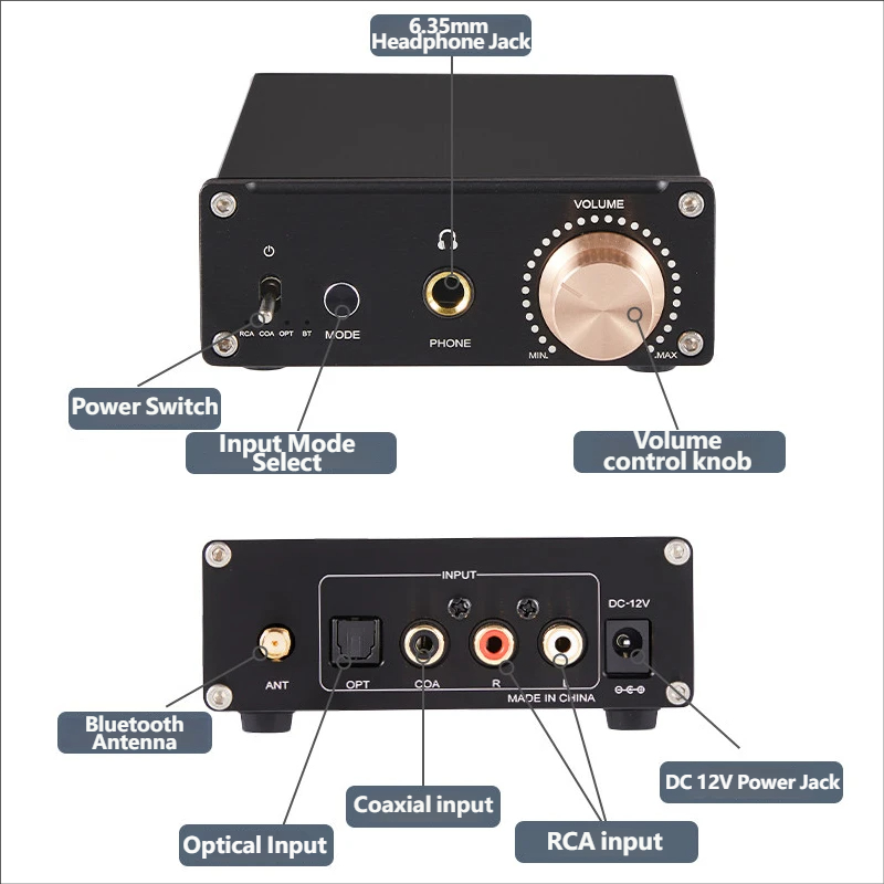 YJCO A938 DAC Hifi 헤드폰 앰프 블루투스 - Headphone Amplifier Dac 리뷰 및 가격