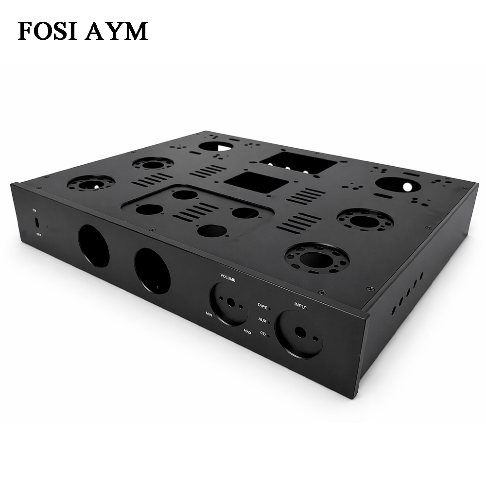 FOSI AYM 415x330x70mm 전체 알루미늄  - Headphone Amplifier Dac 리뷰 및 가격